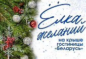 На крыше гостиницы установлена елка, где Вы можете загадать желание!